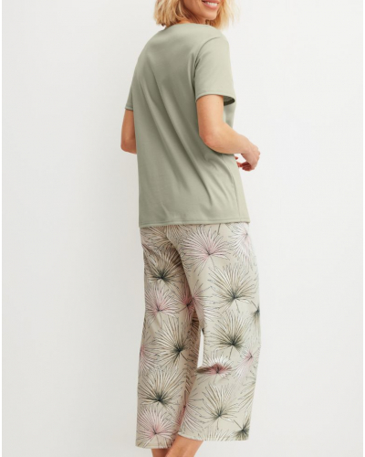 Pijama 7/8 Calida Leaf Dreams (Tea Green)