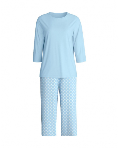 Pijama 3/4 100% Algodón Calida Lovely Nights (Cascade Blue)