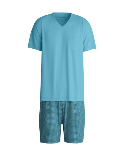 Pijama corto Calida Relax Streamline 1 (Retro Blue)