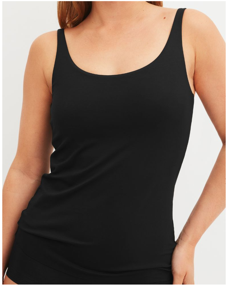 Camisetas tirantes Calida Natural Skin (Negro)