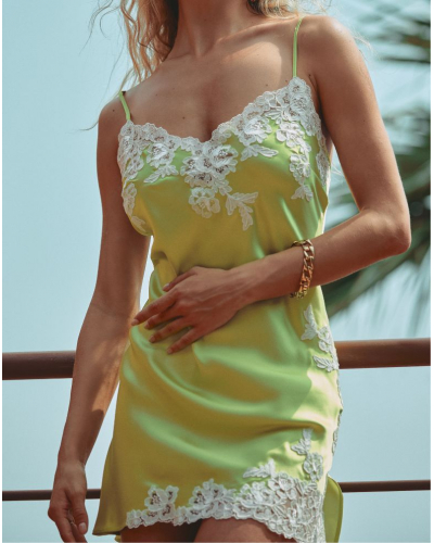 Camisone en seda Marjolaine Carmela (Multicolore)