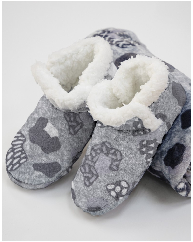 Women's slippers Massana (Imprimé Gris)