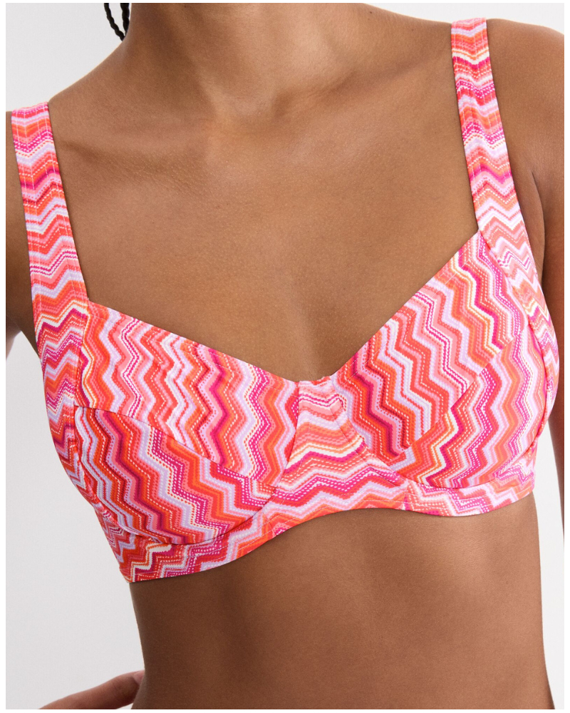 Soutien-gorge de bain emboitant Triumph Mix & Match Summer (Orange-Light Comb)