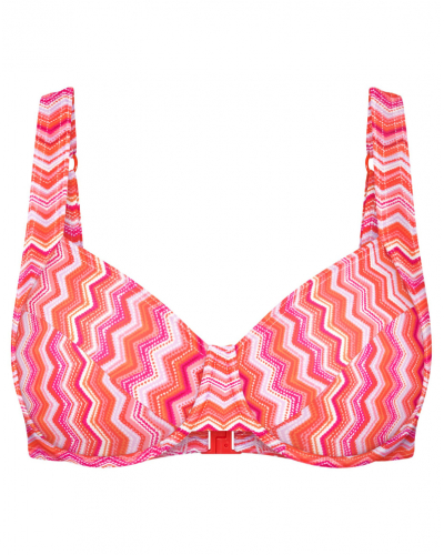 Soutien-gorge de bain emboitant Triumph Mix & Match Summer (Orange-Light Comb)