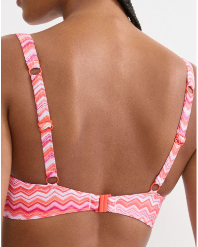 Sujetador de baño con aros Triumph Mix & Match Summer (Orange-Light Comb)