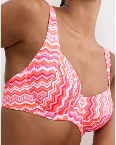 Soutien-gorge de bain emboitant Triumph Mix & Match Summer (Orange-Light Comb)
