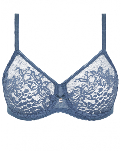 Soutien-gorge armatures enveloppant moulé Chantelle Maris (Bleu Orage)