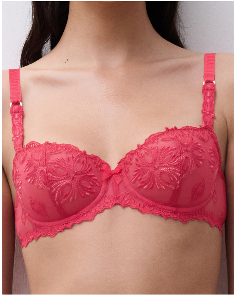 Soutien-gorge corbeille balconnet Chantelle Champs Elysées (Velous Sucré)