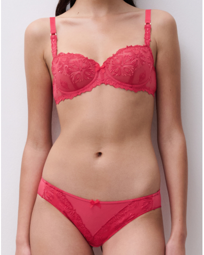 Soutien-gorge corbeille balconnet Chantelle Champs Elysées (Velous Sucré)