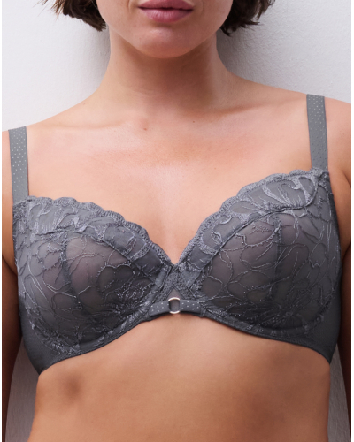 Underwired bra Chantelle Fleurs(Fancy Grey)
