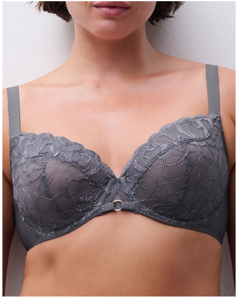 Soutien-gorge emboîtant Chantelle Fleurs (Fancy Grey)