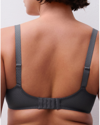 Soutien-gorge corbeille balconnet Chantelle Fleurs (Fancy Grey)