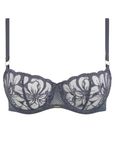Soutien-gorge corbeille balconnet Chantelle Fleurs (Fancy Grey)