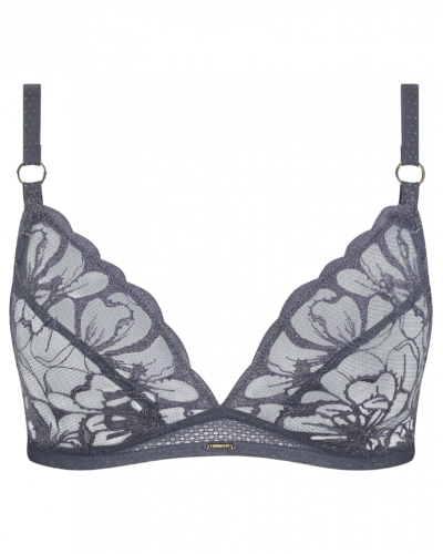 Soutien-gorge sans armature Chantelle Fleurs (Fancy Grey)