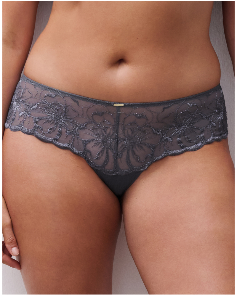 Shorty Chantelle Fleurs (Fancy Grey)