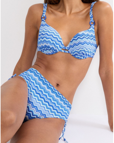 Calzoncillo de baño midi Triumph Mix & Match Summer (Blue-Light Comb)