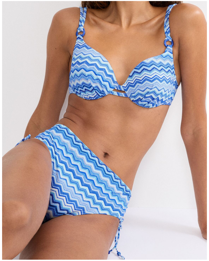 Haut De Maillot De Bain Triumph SARDEGNA – Taille 100B, Bleu, Neuf Avec étiquettes