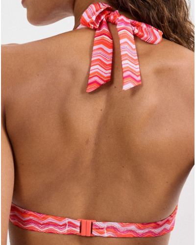 Push-up plunge bath bra Triumph Mix & Match Summer (Orange-Light Comb)