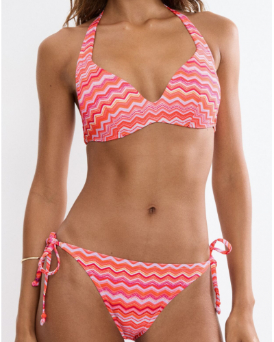 Sujetador de baño push-up plunge Triumph Mix & Match Summer (Orange-Light Comb)