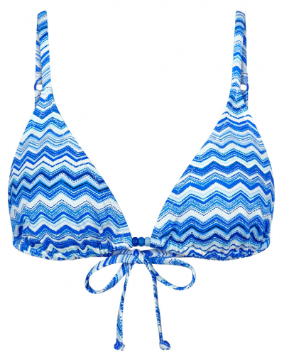 Sujetador de bikini triangular Triumph Mix & Match Summer (Blue-Light Comb)