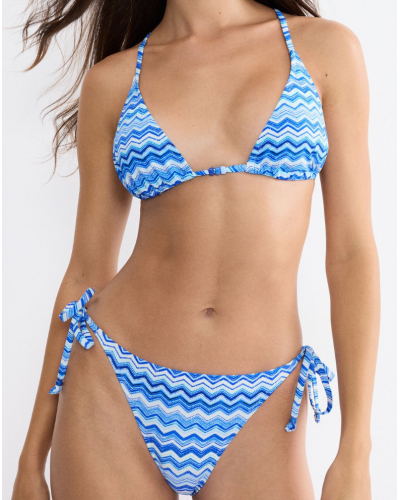 Sujetador de bikini triangular Triumph Mix & Match Summer (Blue-Light Comb)