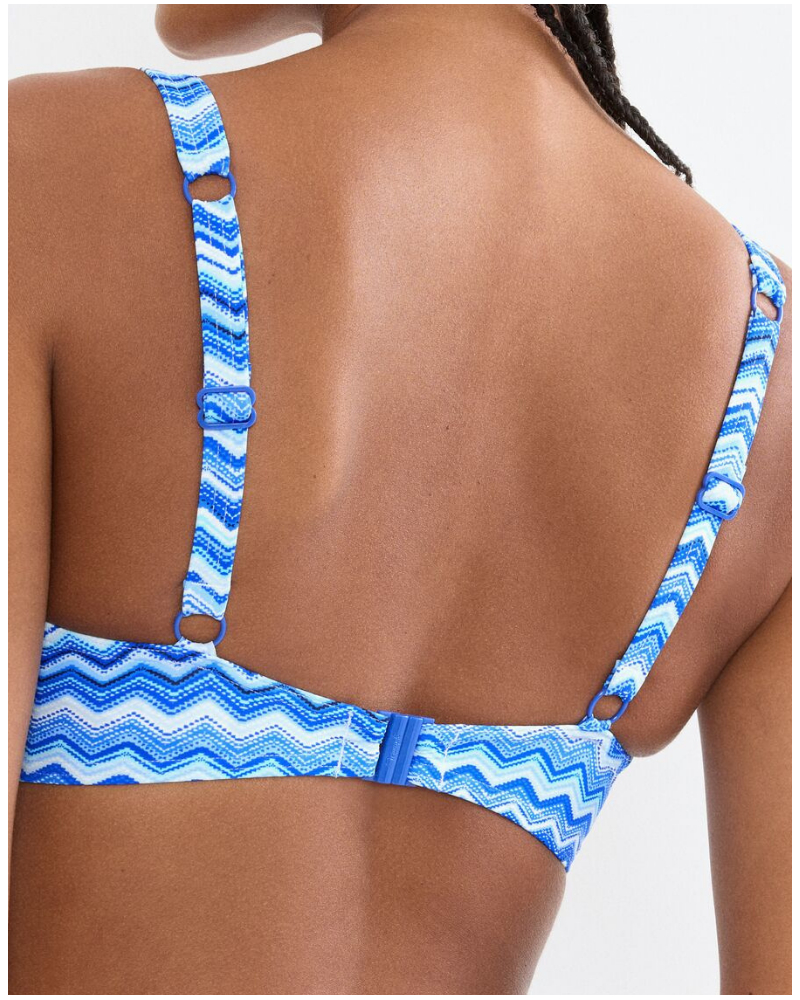 Haut De Maillot De Bain Triumph SARDEGNA – Taille 100B, Bleu, Neuf Avec étiquettes