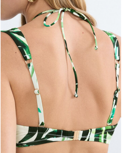 Sujetador de bikini con relleno Triumph Summer Palm (Green Comb)