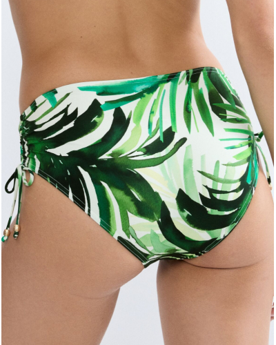 Midi bikini bottom Triumph Summer Palm (Green Comb)
