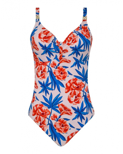 Underwired one-piece swimsuit Chantelle Sauvage (Fleur de Laurier)