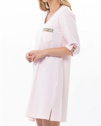 Camisón de algodón jersey Le Chat Garden (Rose)