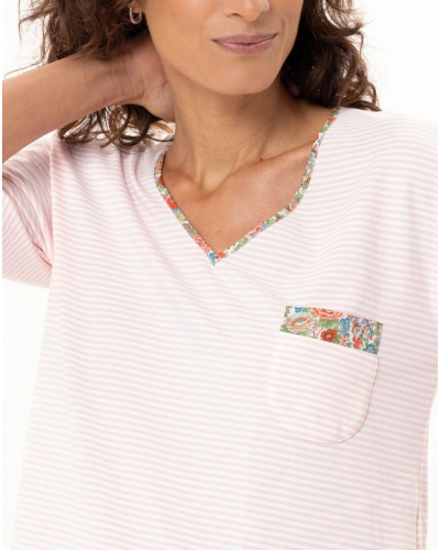 Pijama de algodón jersey Le Chat Garden (Rose)