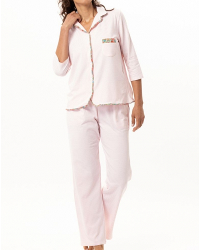 Pijama de algodón jersey Le Chat Garden (Rose)