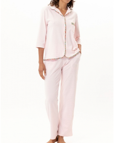 Pijama de algodón jersey Le Chat Garden (Rose)