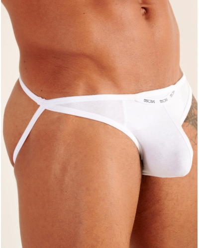 Jockstrap en coton WOH Sexy Fun (Blanc)