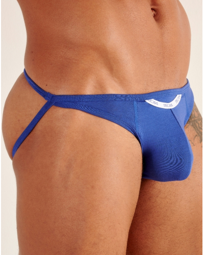 Cotton jockstrap WOH Sexy Fun (Bleu)