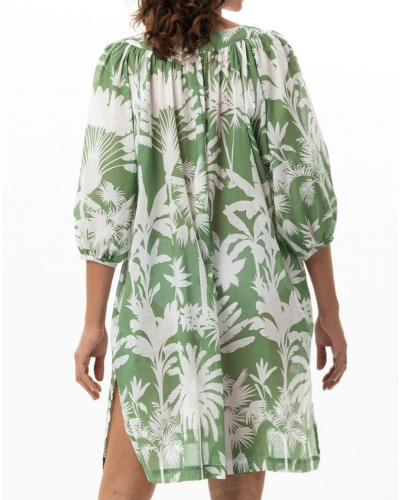 Kaftan 100% Cotton Le Chat Bronzette (Feuillage)