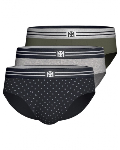 Lot de 3 slips Coton Impetus Apex (NB039)