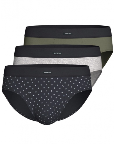 Paquete de 3 calzoncillos Algodón Impetus Apex (BL120)