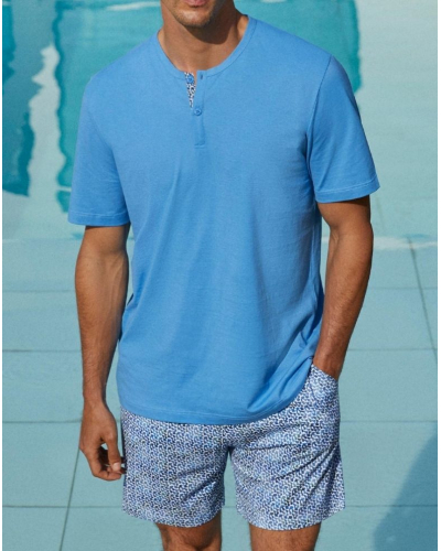 Short pajamas 100% Cotton Impetus Pixwave (BL144)