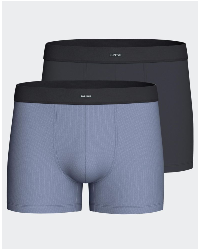 Lot de 2 boxers Modal et Coton Impetus Strypt (BL120)