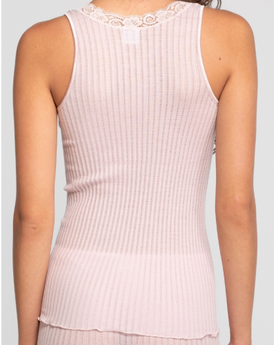 Camiseta de tiranteslana y seda Leavers Oscalito 7648 (Rosewood)