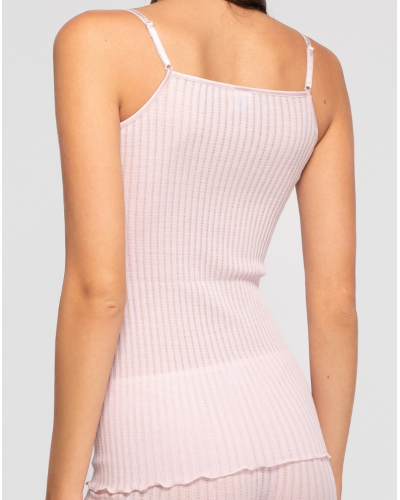 Top lana y seda Leavers Oscalito 7646 (Rosewood)