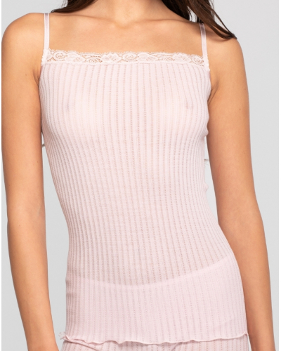 Top laine et soie Leavers Oscalito 7646 (Rosewood)