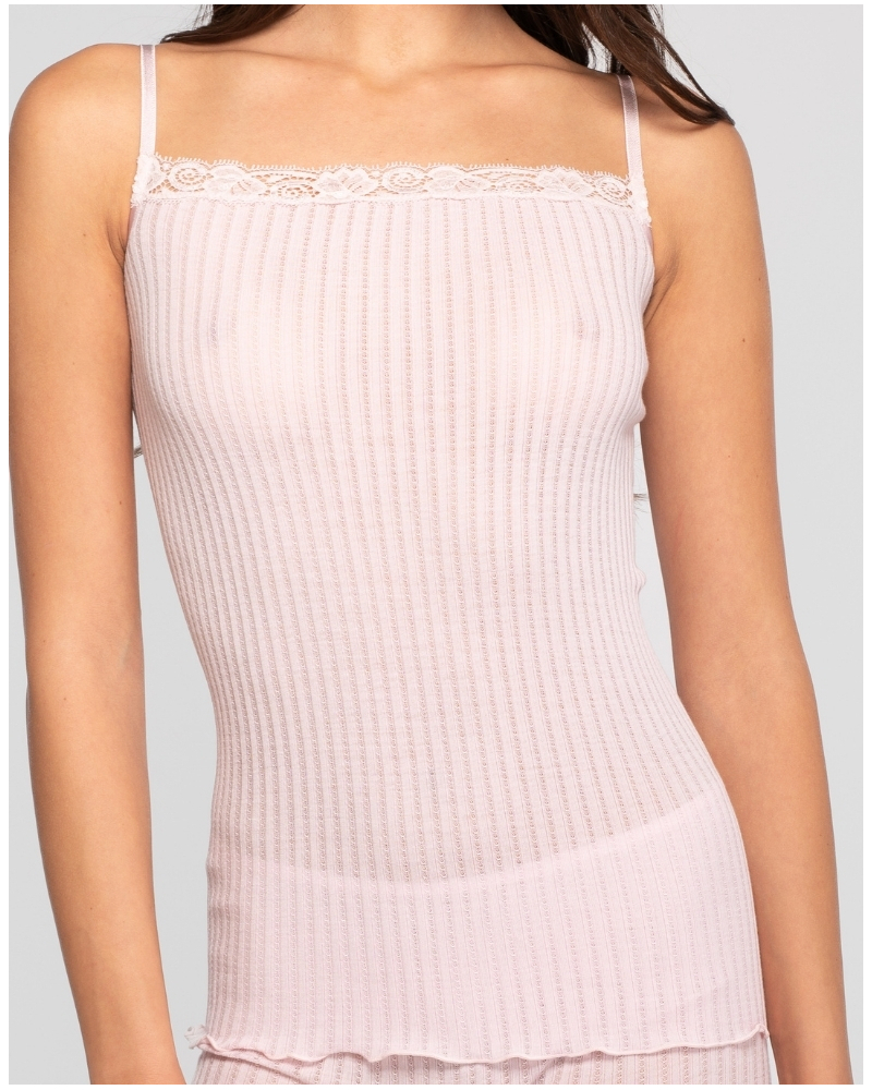 Top wool and silk Leavers Oscalito 7646 (Rosewood)