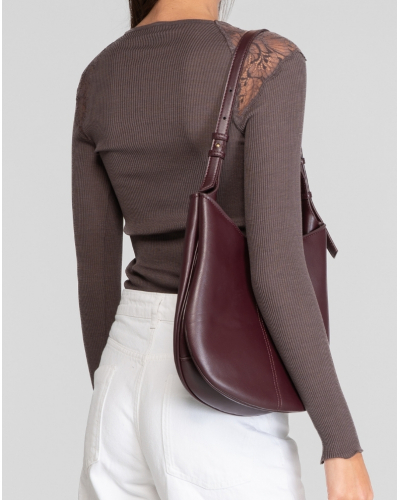 Chemise côtelée laine et soie Dentelle Leavers Oscalito 7612 (Taupe)