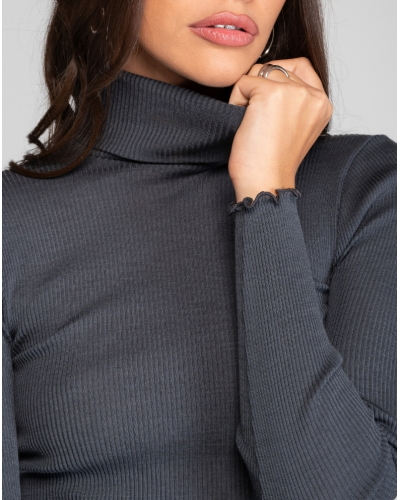 Sweater turtleneck wool and silk Oscalito 3438 (Tempesta)