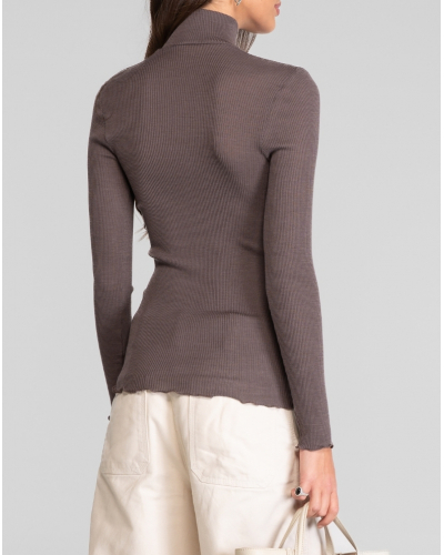 Suéter lana y seda Oscalito 3429 (Taupe)