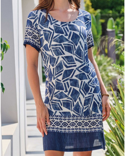 Nautical Cruisse Beach Dress Massana (Blue)