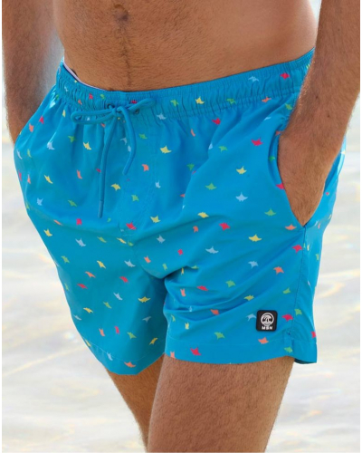 Short de bain Raie Massana (Turquoise)