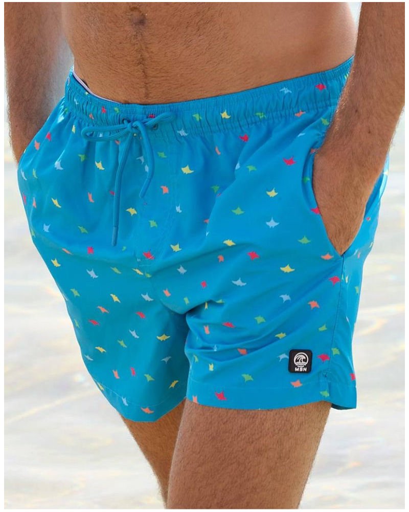 Short de bain Raie Massana (Turquoise)